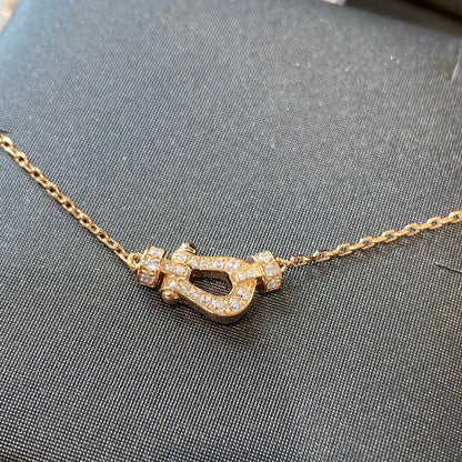 [Glow Muse]FORCE 10 DIAMOND PINK GOLD NECKLACE MINI MODEL
