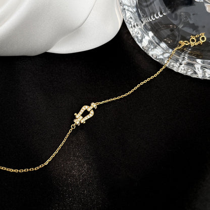 [Glow Muse]FORCE 10 FULL DIAMOND BUCKLE CHAIN LINK MINI MODEL