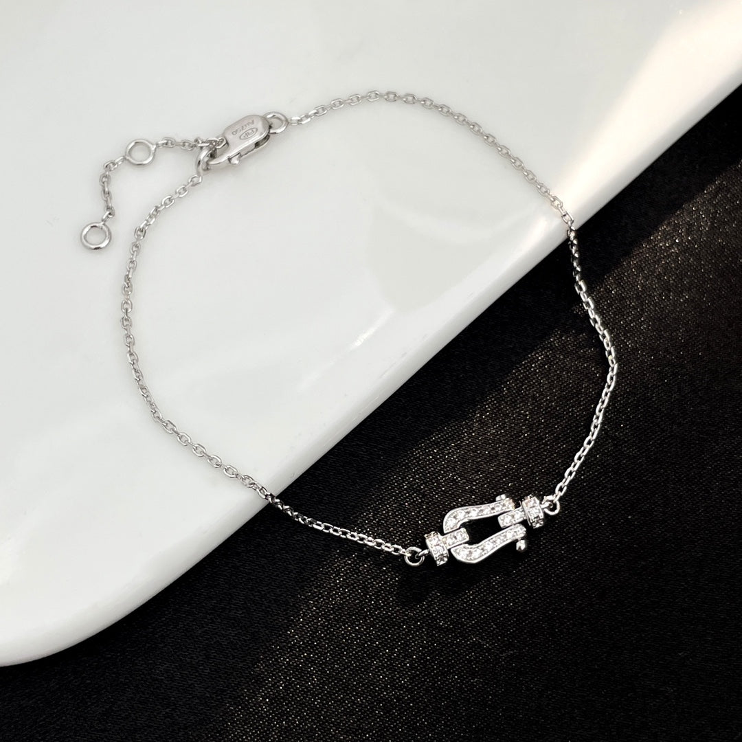 [Glow Muse]FORCE 10 FULL DIAMOND BUCKLE CHAIN LINK MINI MODEL