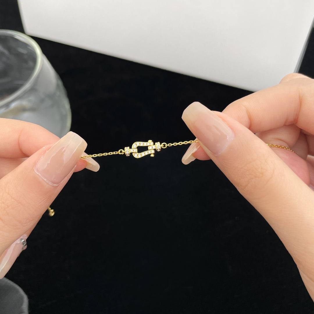 [Glow Muse]FORCE 10 FULL DIAMOND BUCKLE CHAIN LINK MINI MODEL