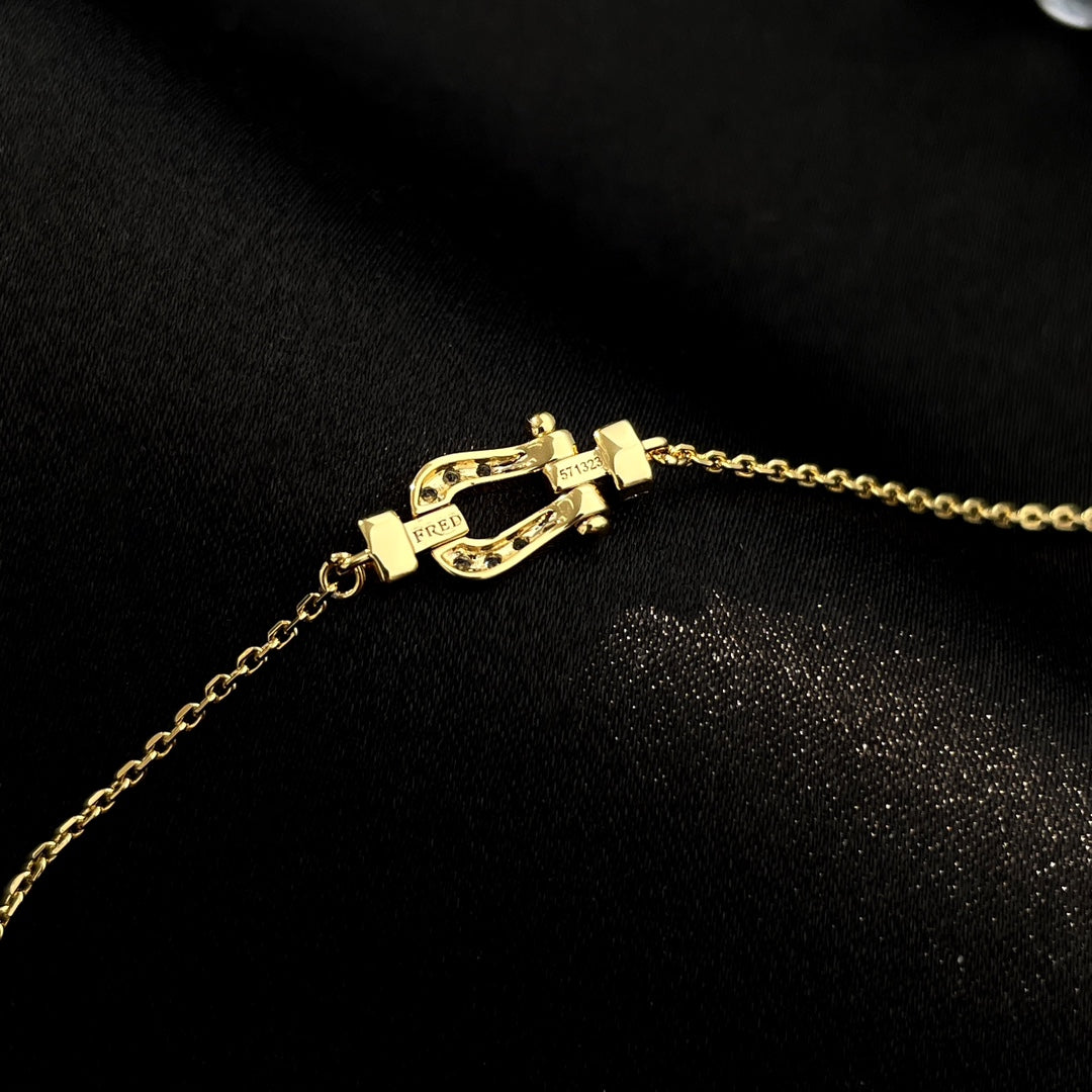 [Glow Muse]FORCE 10 FULL DIAMOND BUCKLE CHAIN LINK MINI MODEL