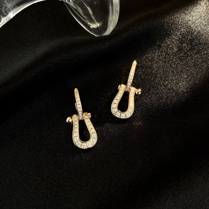 [Glow Muse]FORCE 10 FULL DIAMOND DROP EARRINGS MEDIUM MODEL