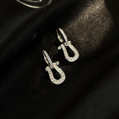[Glow Muse]FORCE 10 FULL DIAMOND DROP EARRINGS MEDIUM MODEL