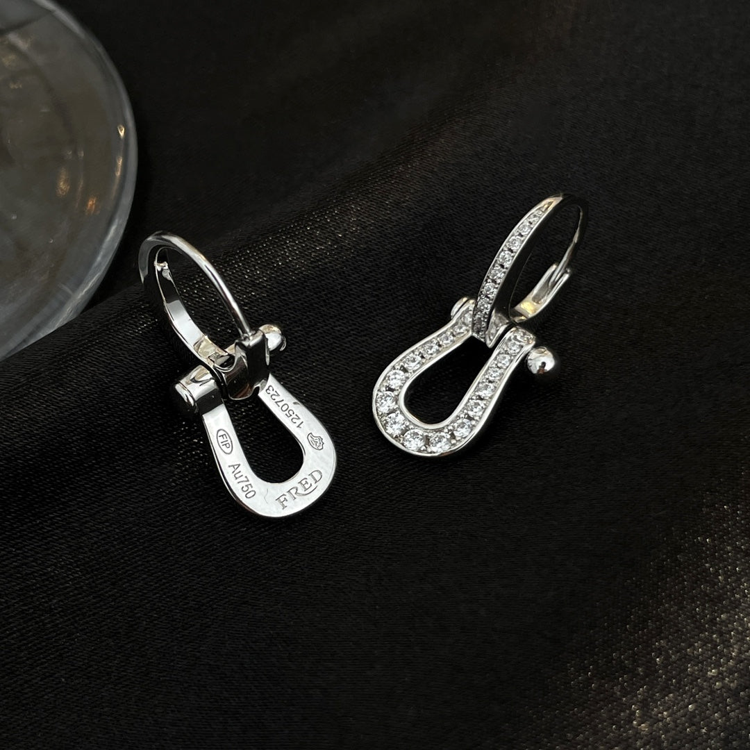 [Glow Muse]FORCE 10 FULL DIAMOND DROP EARRINGS MEDIUM MODEL