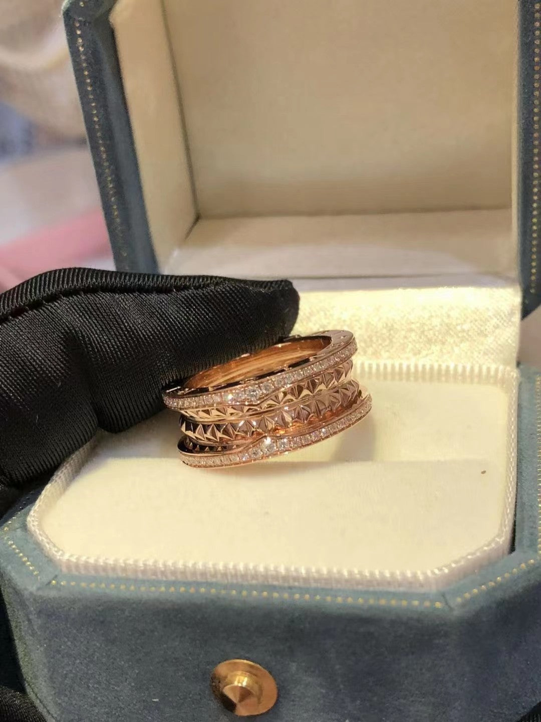 [Glow Muse]ZERO 1 ROCK DIAMOND PINK GOLD