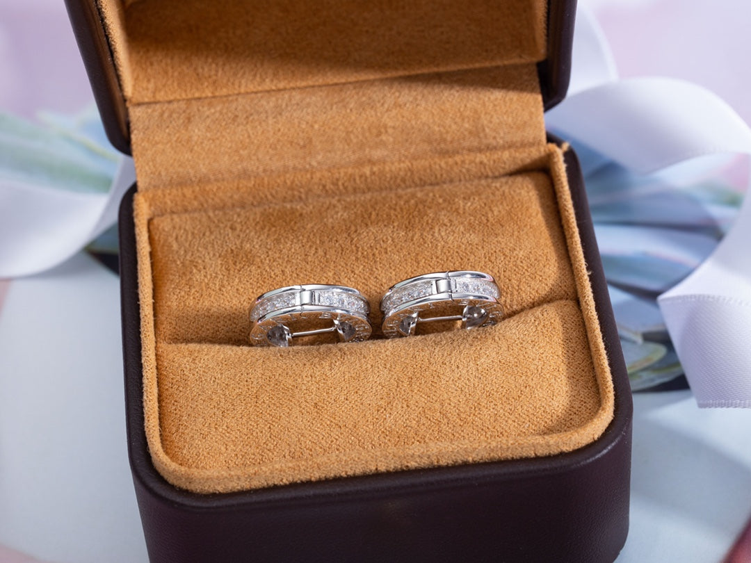 [Glow Muse]ZERO 1 MINI SILVER DIAMOND EARRINGS