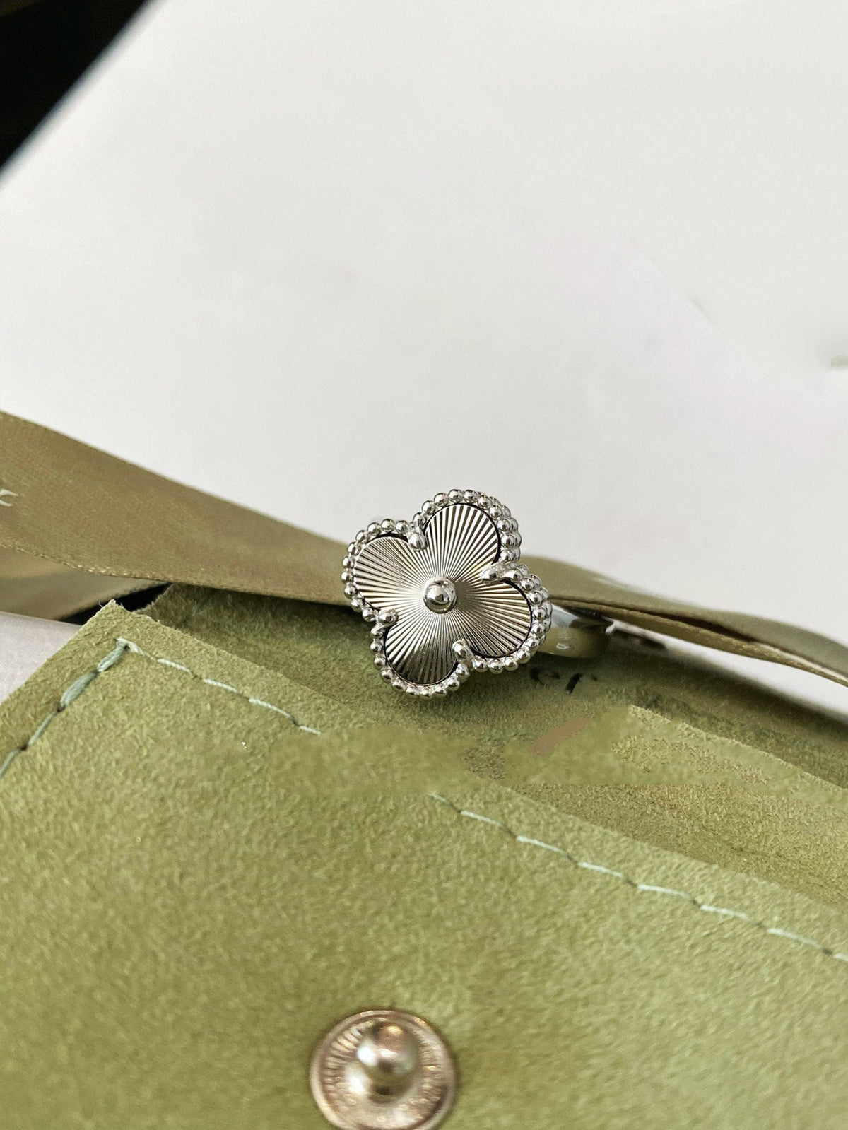 [Glow Muse]CLOVER SILVER RING