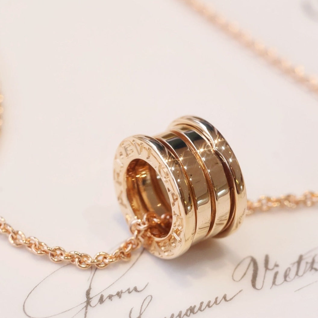 [Glow Muse]ZERO 1 PINK GOLD NECKLACE