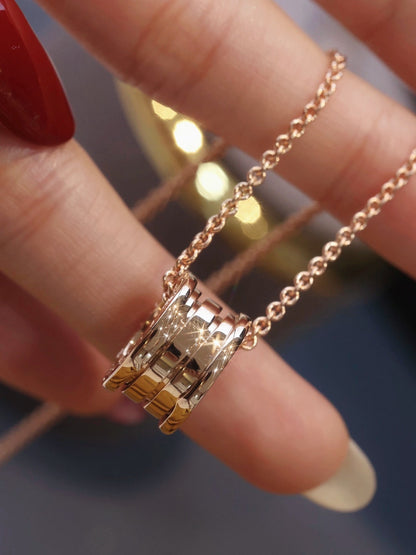 [Glow Muse]ZERO 1 PINK GOLD NECKLACE