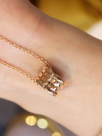 [Glow Muse]ZERO 1 PINK GOLD NECKLACE