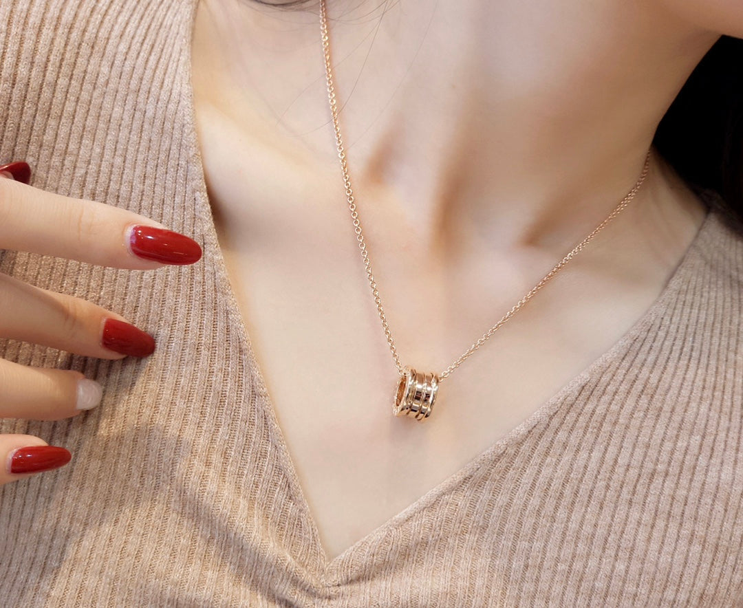 [Glow Muse]ZERO 1 PINK GOLD NECKLACE