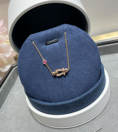 [Glow Muse]FORCE 10 DIAMOND CHAIN LINK PINK GOLD BRACELET