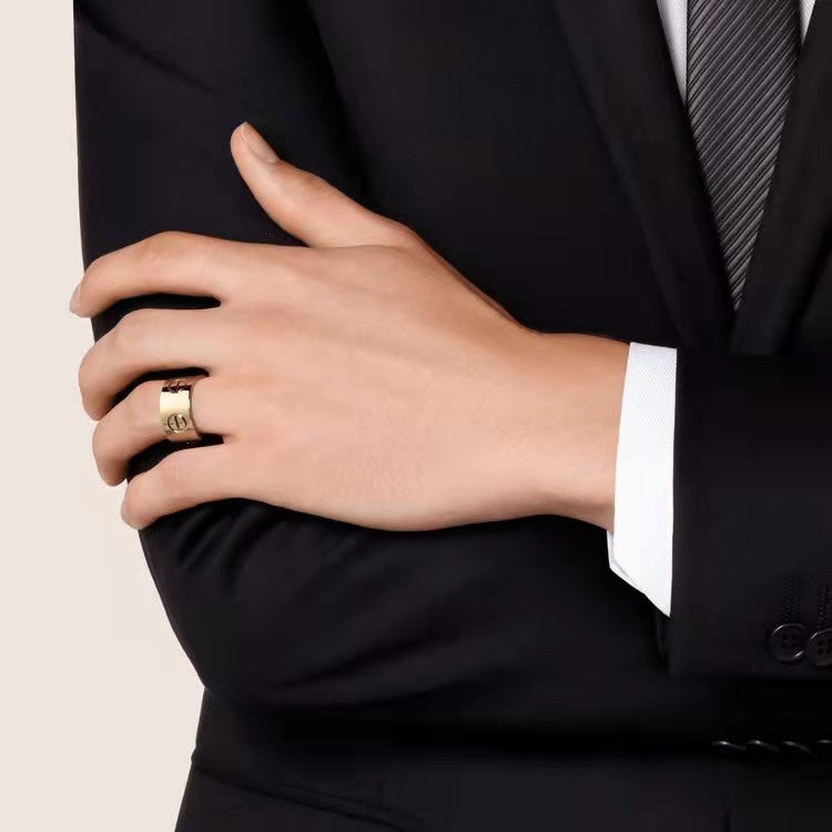[Glow Muse]LOVE 11MM LARGE RING