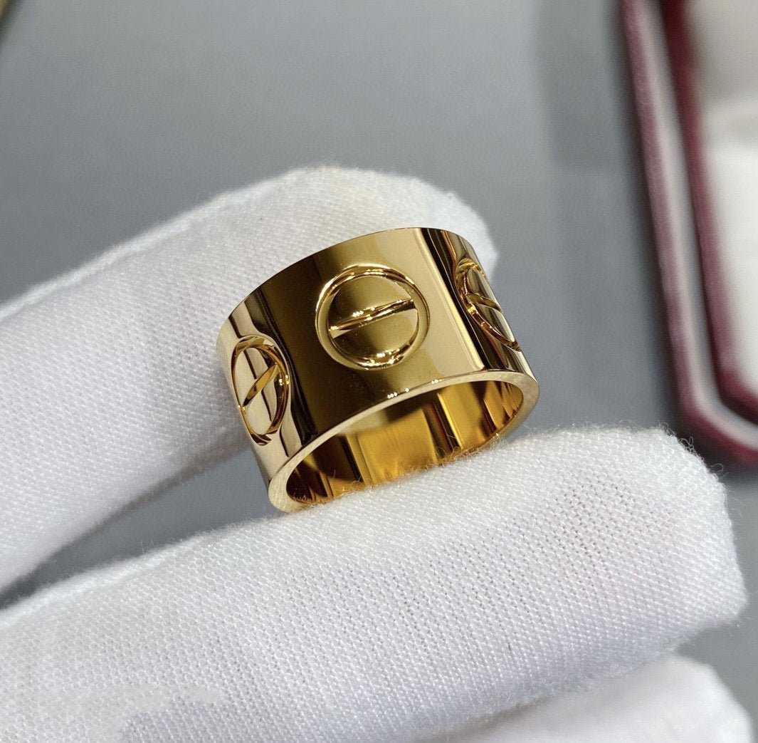 [Glow Muse]LOVE 11MM LARGE RING