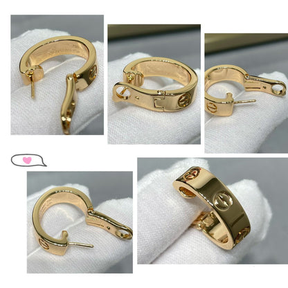 [Glow Muse]LOVE 5.5MM EARRINGS