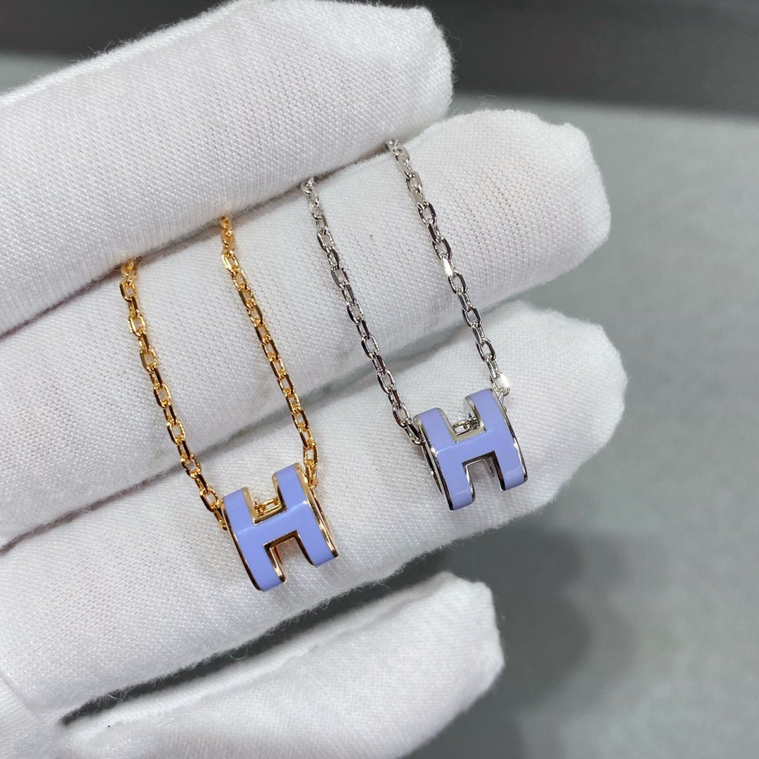 [Glow Muse]MINI POP H NECKLACE