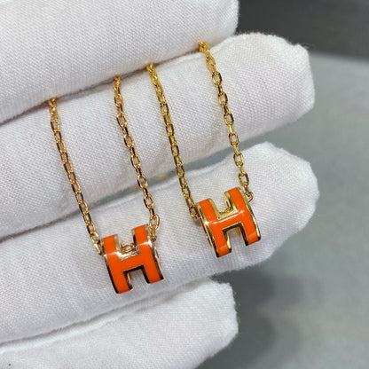 [Glow Muse]MINI POP H NECKLACE