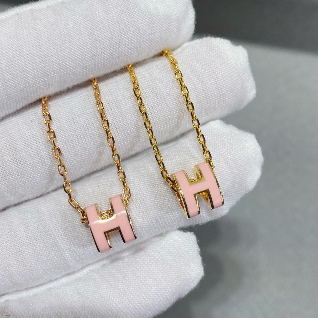 [Glow Muse]MINI POP H NECKLACE