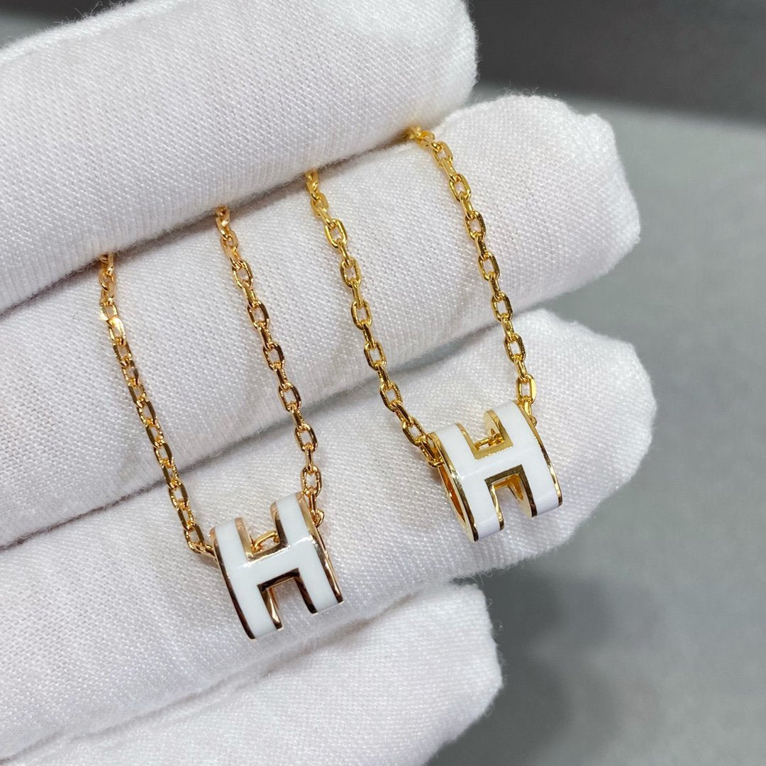 [Glow Muse]MINI POP H NECKLACE