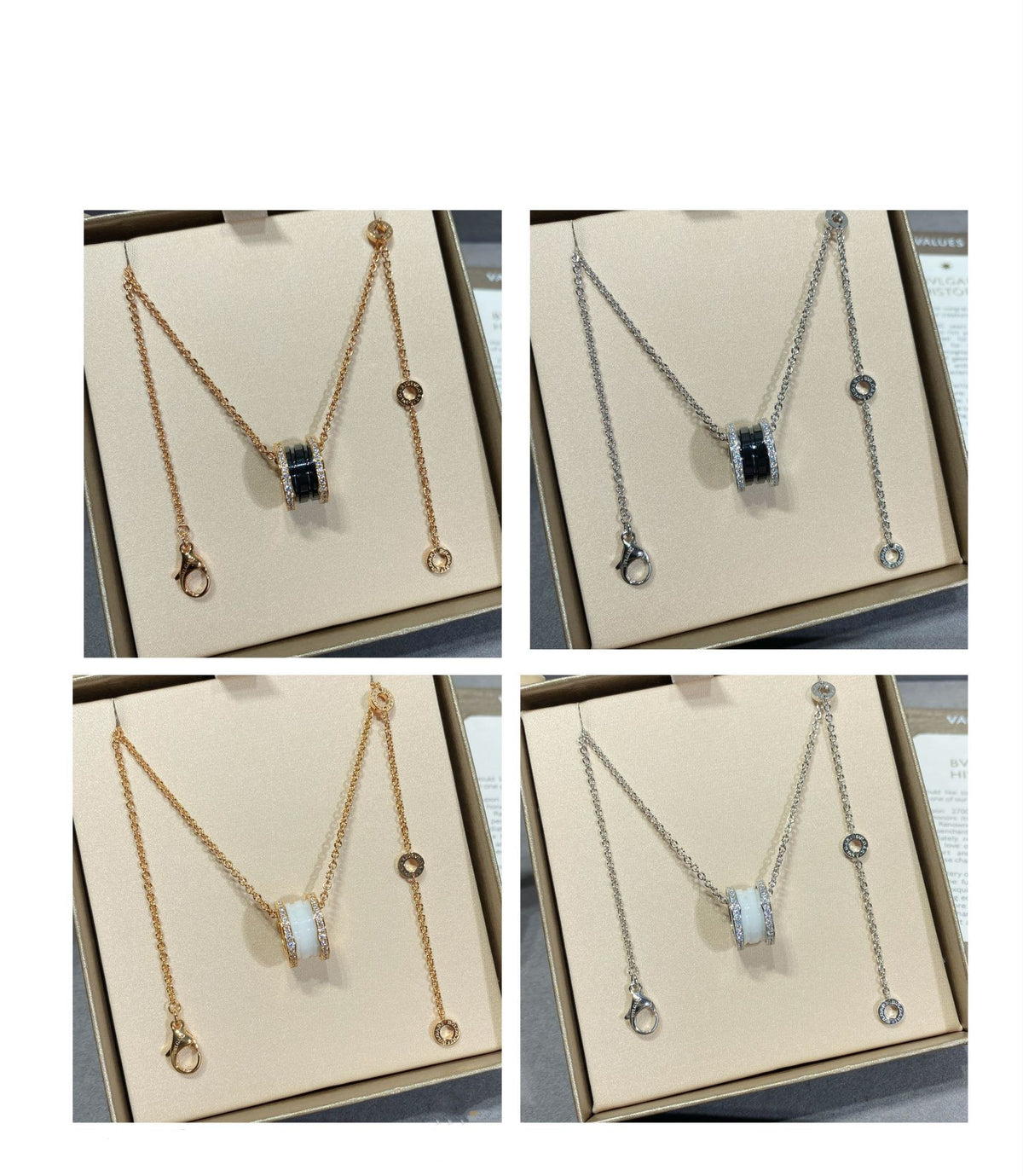 [Glow Muse]ZERO 1 DIAMOND CERAMIC NECKLACE