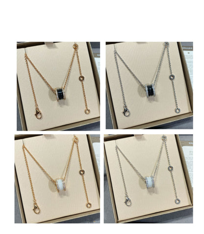 [Glow Muse]ZERO 1 DIAMOND CERAMIC NECKLACE