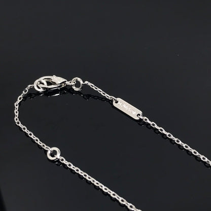 [Glow Muse]CLOVER PIETERSITE SILVER LONG NECKLACE