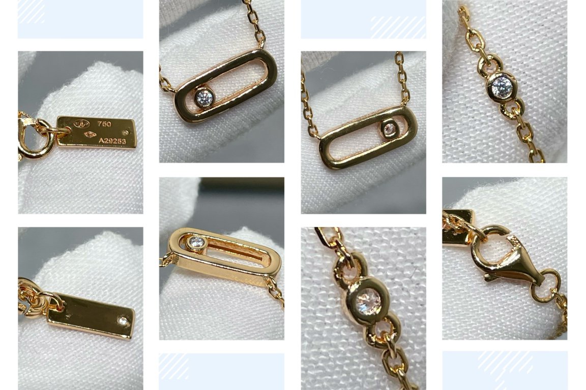 [Glow Muse]MOVE UNO DIAMOND NECKLACE