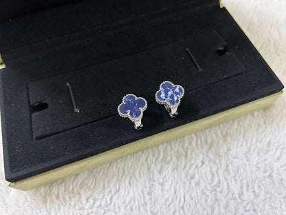 [Glow Muse]CLOVER PIETERSITE MEDIUM STUD EARRINGS