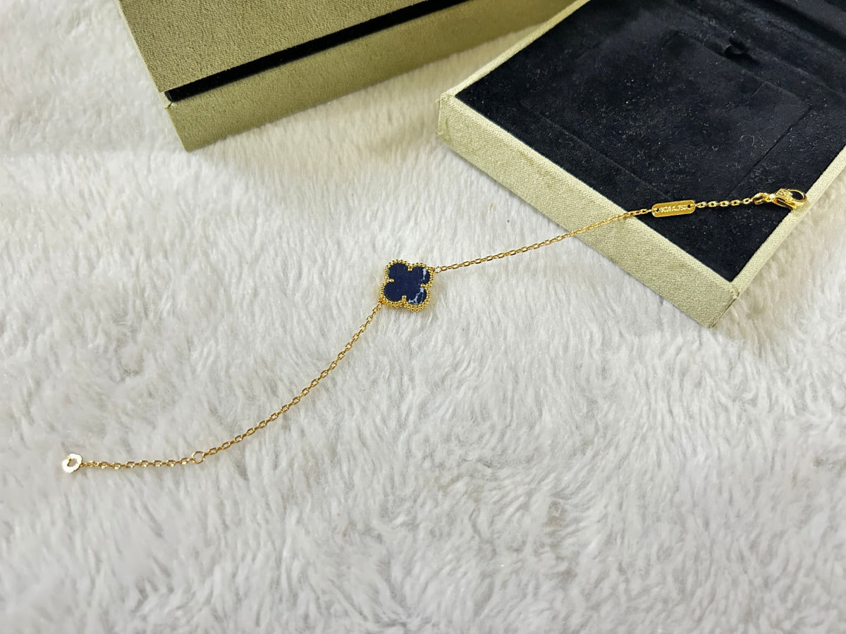 [Glow Muse]CLOVER 1 MOTIF PIETERSITE BRACELET