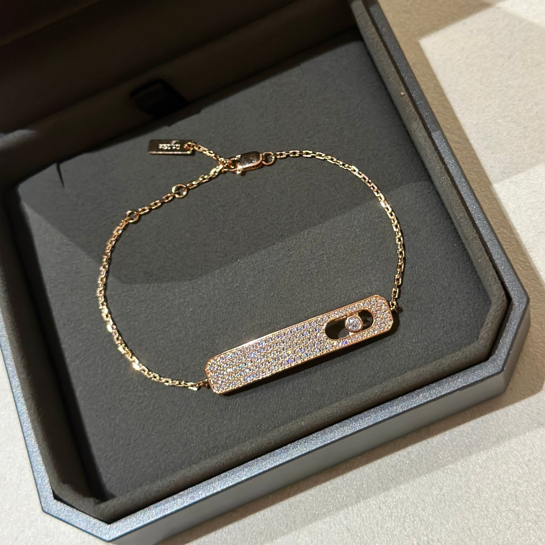 [Glow Muse]MOVE CLASSIQUE DIAMOND PAVED BRACELET