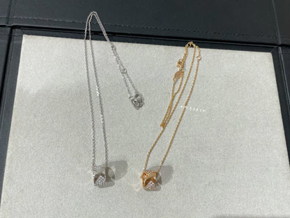 [Glow Muse]LIENS EVIDENCE DIAMOND PAVED NECKLACE
