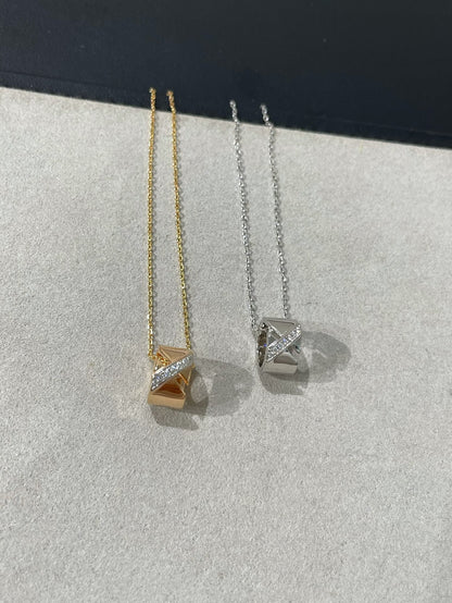 [Glow Muse]LIENS EVIDENCE DIAMOND NECKLACE