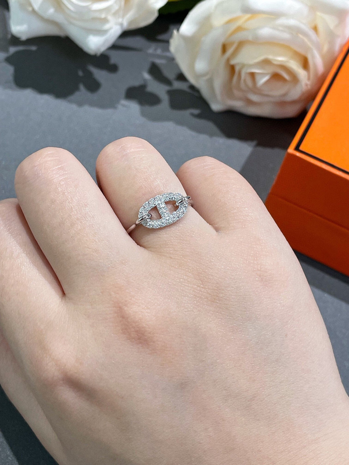 [Glow Muse]RONDE SMALL DIAMOND RING
