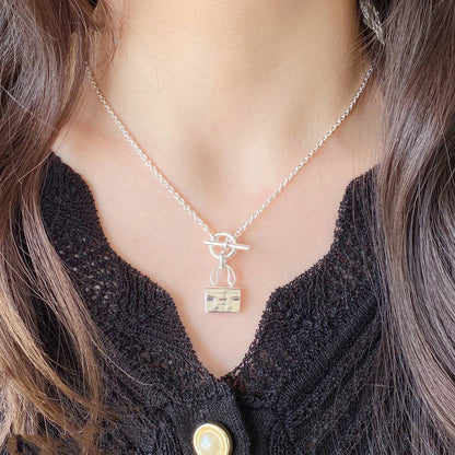 [Glow Muse]CONSTANCE PEDANT SILVER NECKLACE