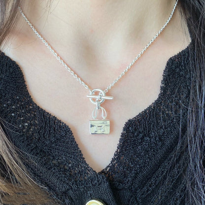 [Glow Muse]CONSTANCE PEDANT SILVER NECKLACE