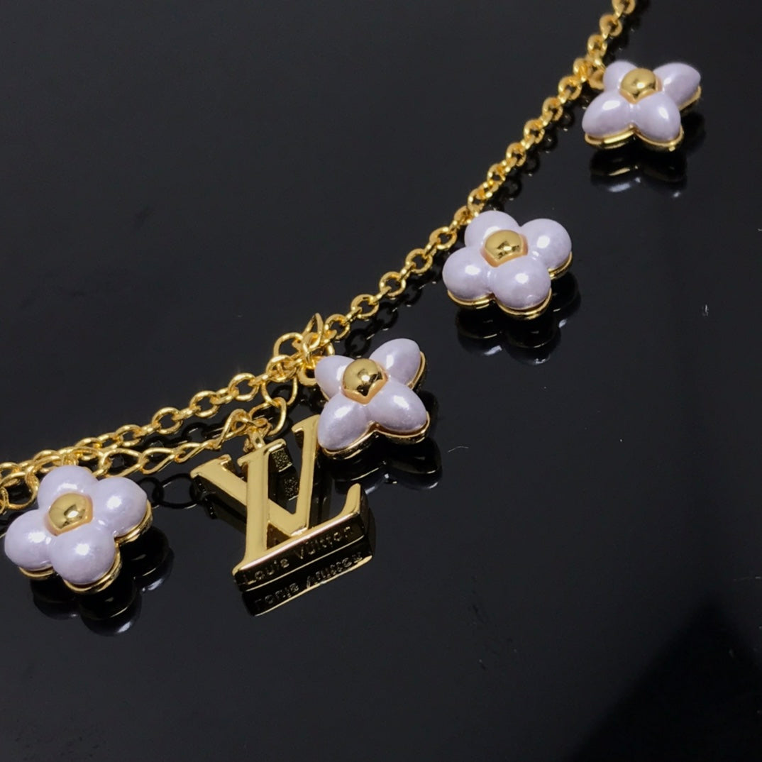[Glow Muse]LOGO 6 MOTIF STAR AND SUN GOLD BRACELET