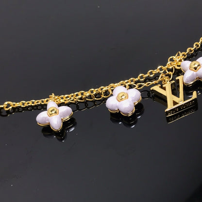[Glow Muse]LOGO 6 MOTIF STAR AND SUN GOLD BRACELET