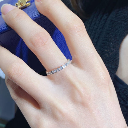 [Glow Muse]BEE LOVE DIAMOND PAVED SMALL RING