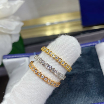 [Glow Muse]BEE LOVE DIAMOND PAVED SMALL RING