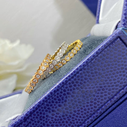 [Glow Muse]BEE LOVE DIAMOND PAVED SMALL RING