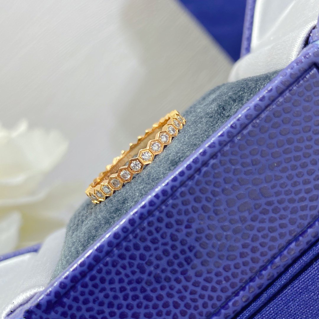 [Glow Muse]BEE LOVE DIAMOND PAVED SMALL RING