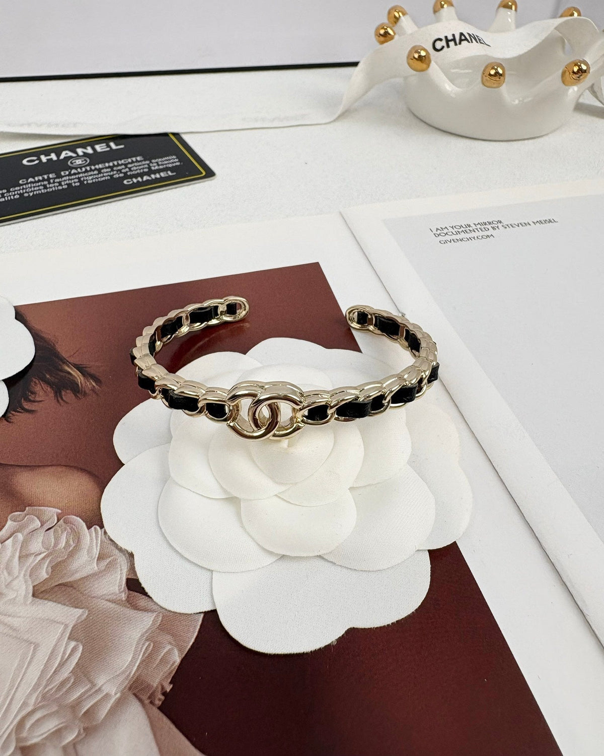 [Glow Muse]Double C Open Bangle