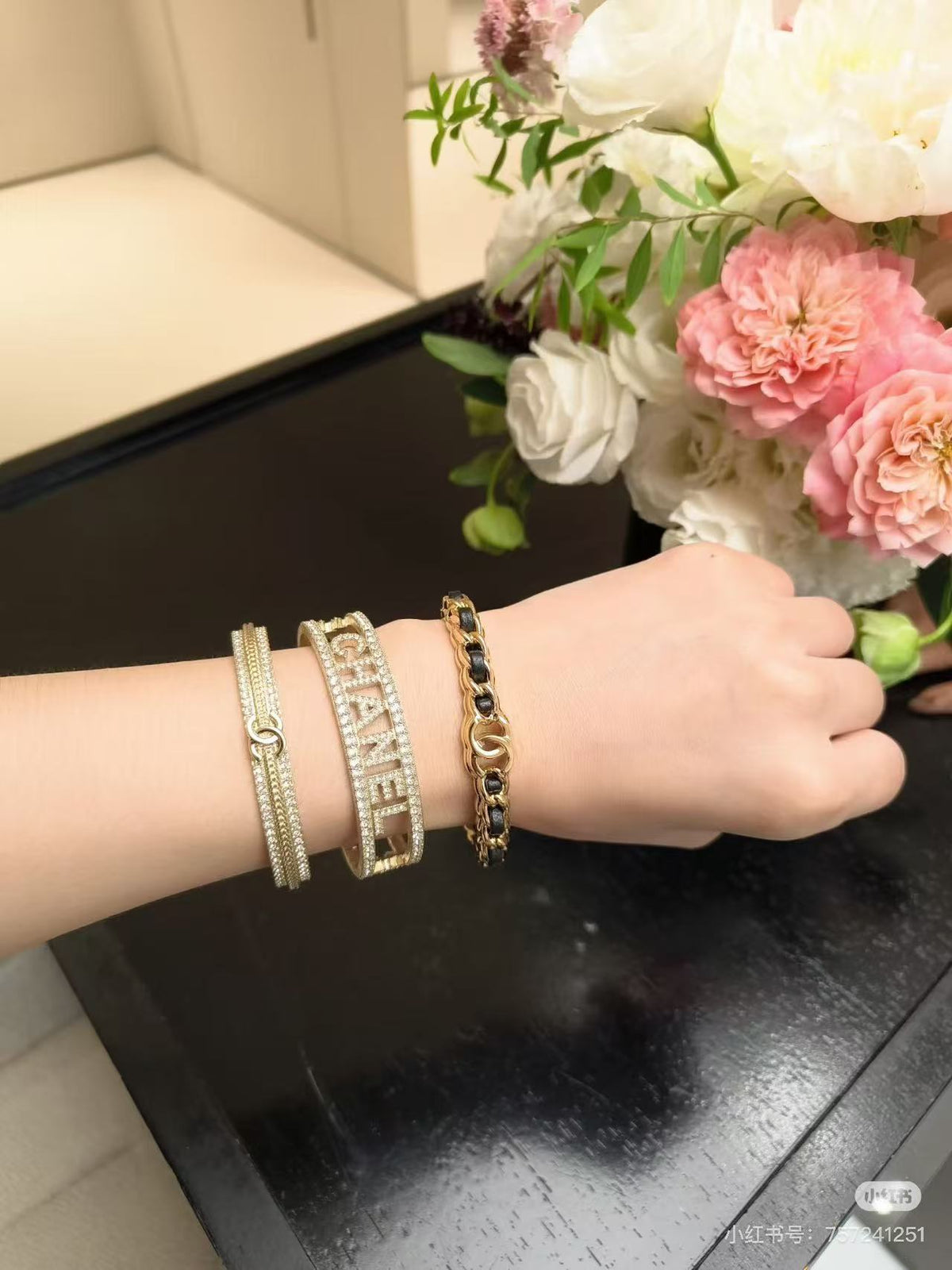 [Glow Muse]Double C Open Bangle
