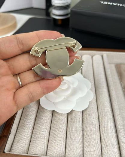 [Glow Muse]Pink Resin Classic Brooch 5cm