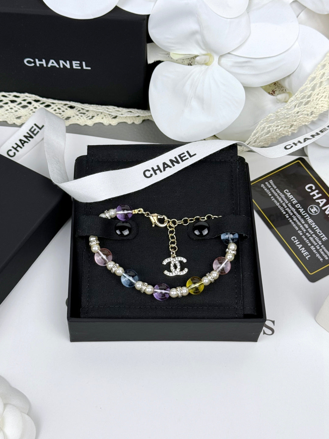 [Glow Muse]Colorful Transparent Resin Bracelet