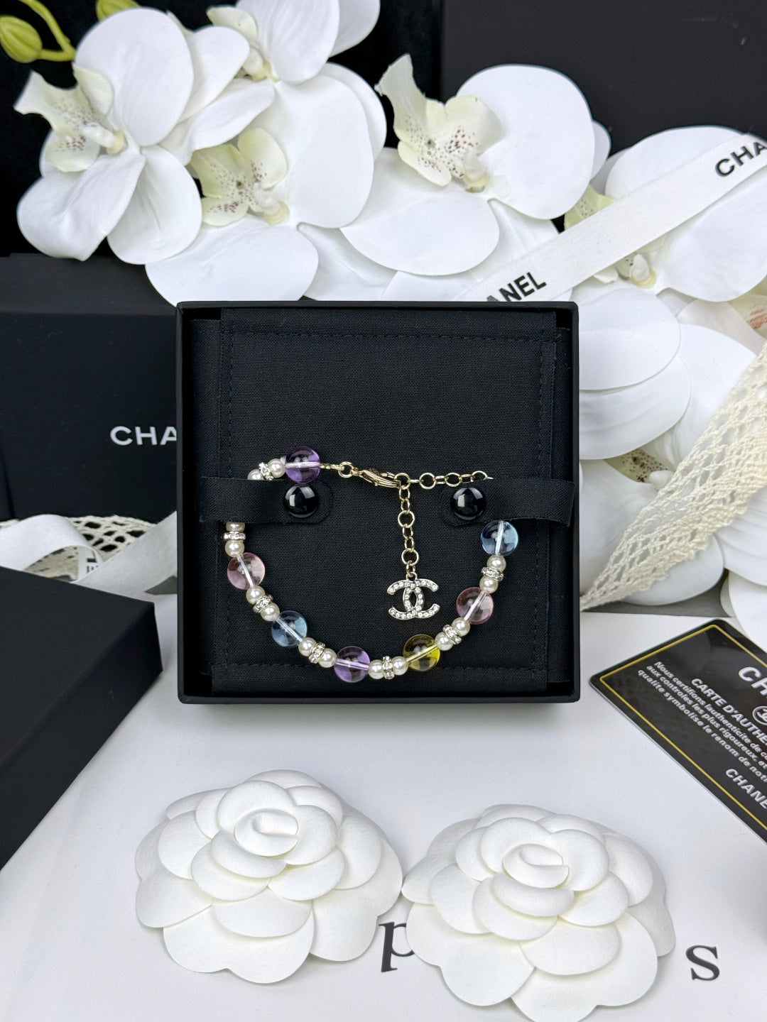 [Glow Muse]Colorful Transparent Resin Bracelet