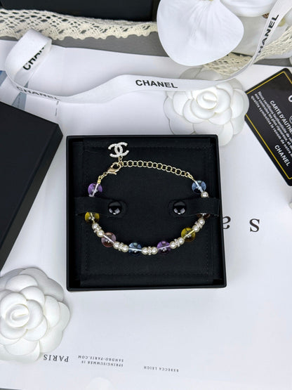 [Glow Muse]Colorful Transparent Resin Bracelet