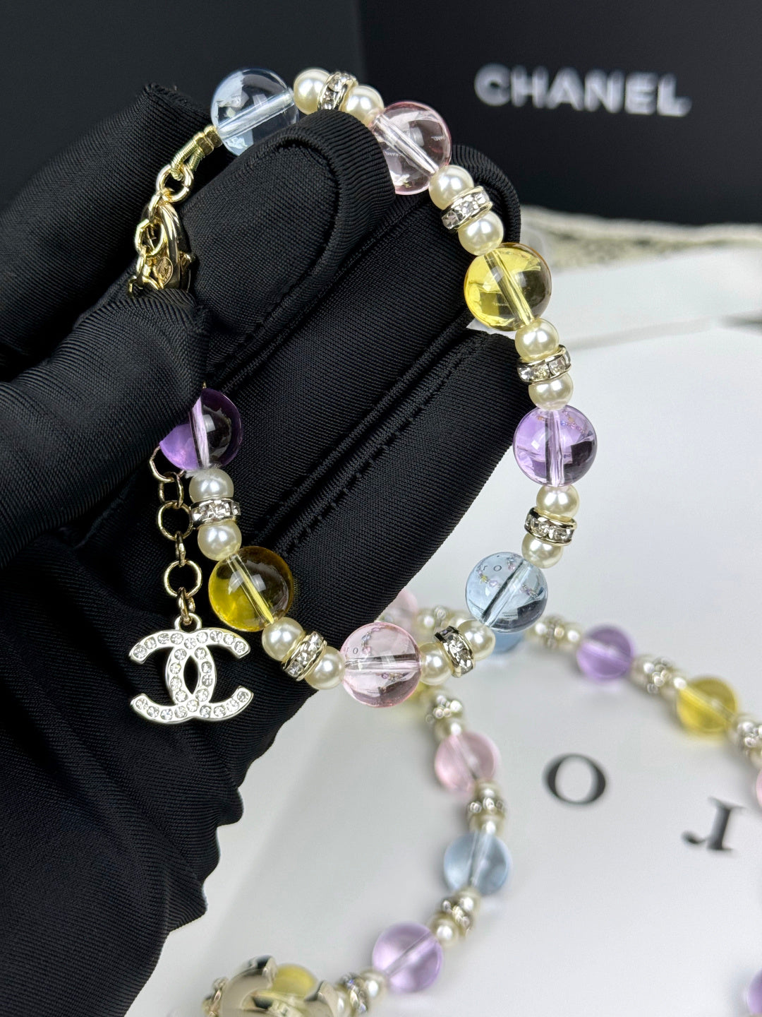 [Glow Muse]Colorful Transparent Resin Bracelet