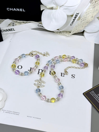 [Glow Muse]Colorful Transparent Resin Bracelet