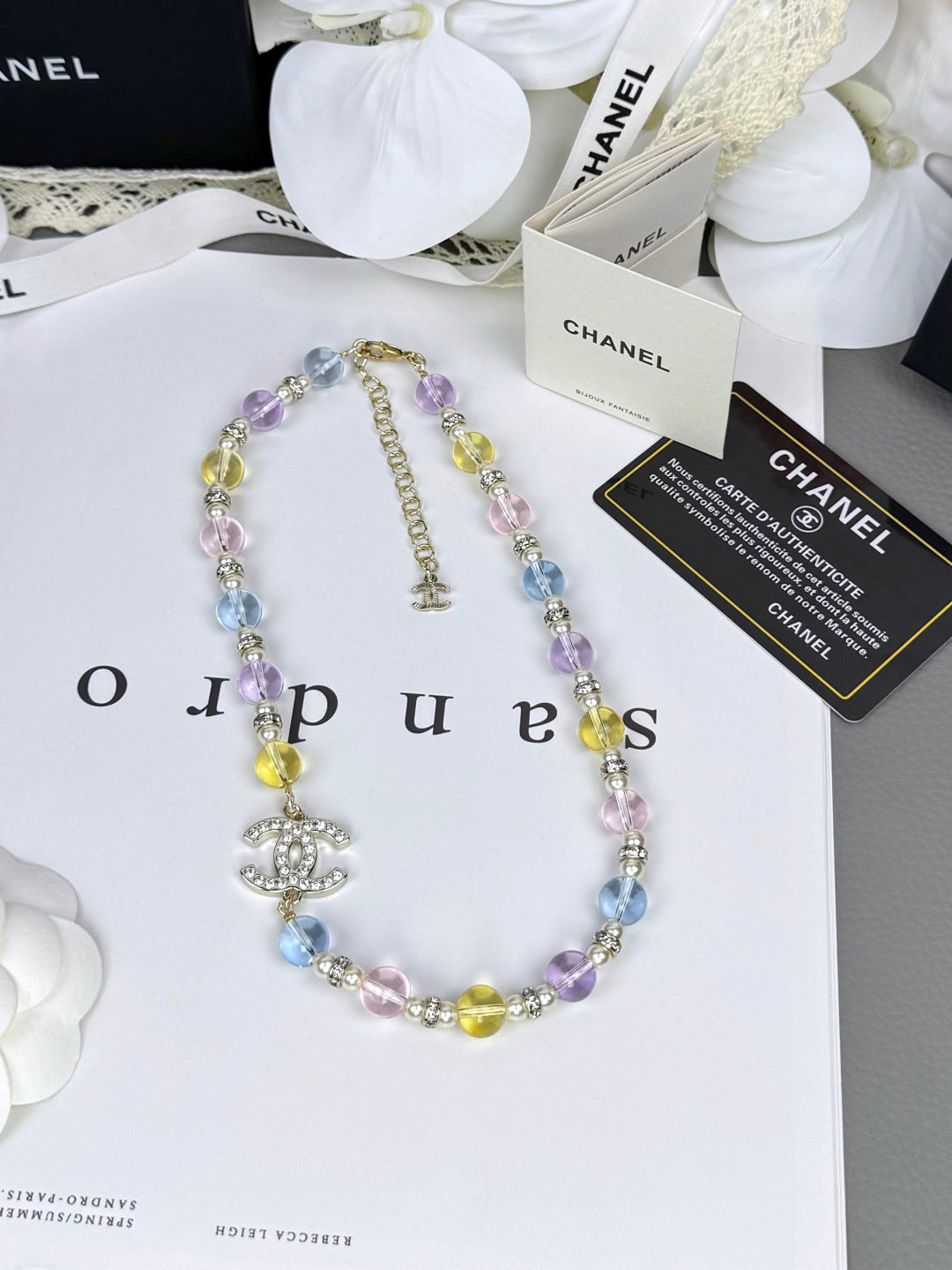 [Glow Muse]26C New Spring Collection Colorful Transparent Resin Necklace